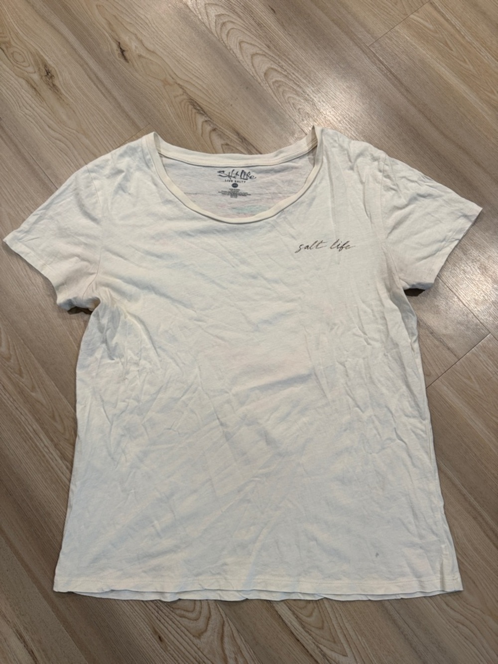 Salt Life Women's Cream Logo Tee